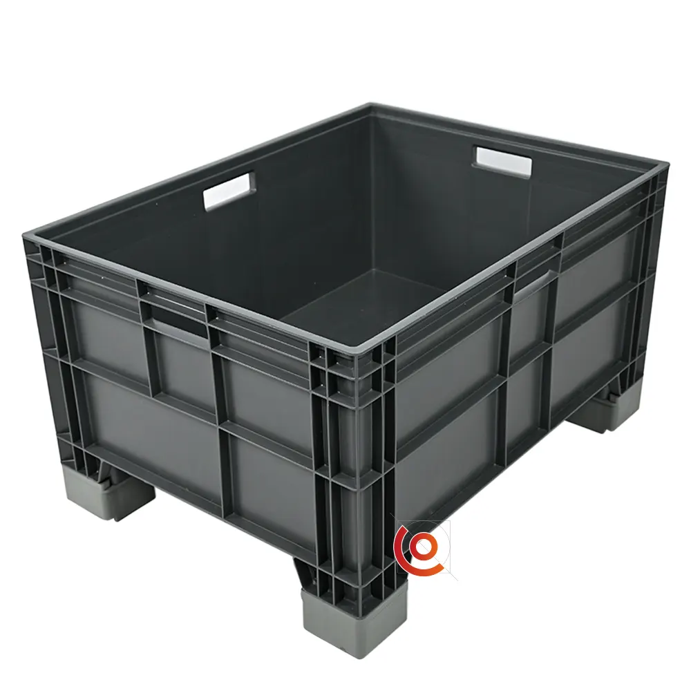 Grande caisse plastique 140L 800x600x390 GV-806047-044I-7 pieds de 117 mm