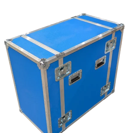 Flight case bleu